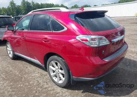 2011 Lexus Rx 350 from USA, damaged, VIN 2T2BK1BA6BC091925